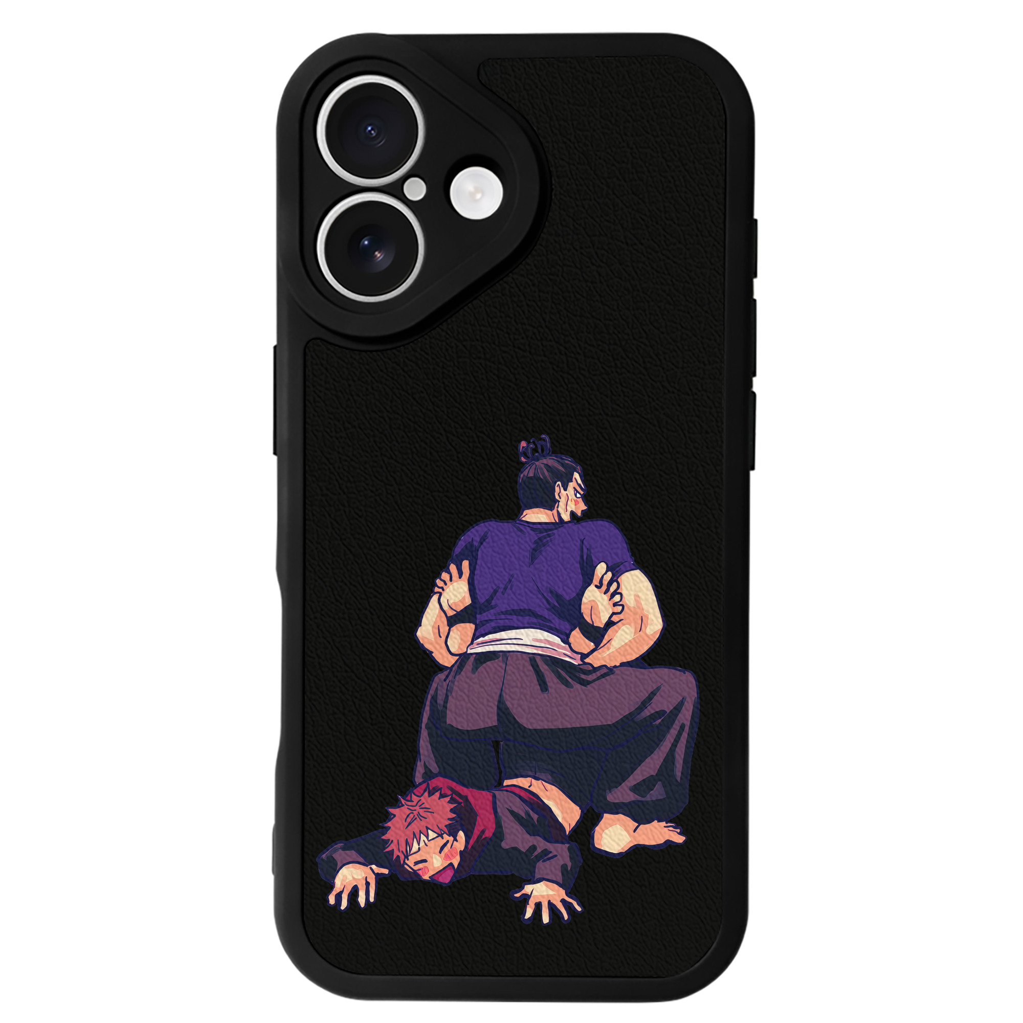 （画像用） 呪術廻戦 Jujutsu Kaisen 【iPhone 16シリーズ対応】シリコンスマホケース（レザー調） 材質：シリコン